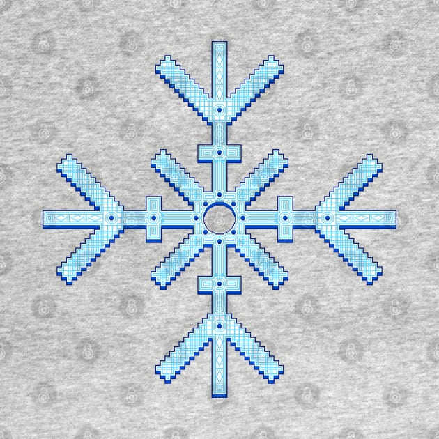 Runic Snowflake by Pixel Dreams